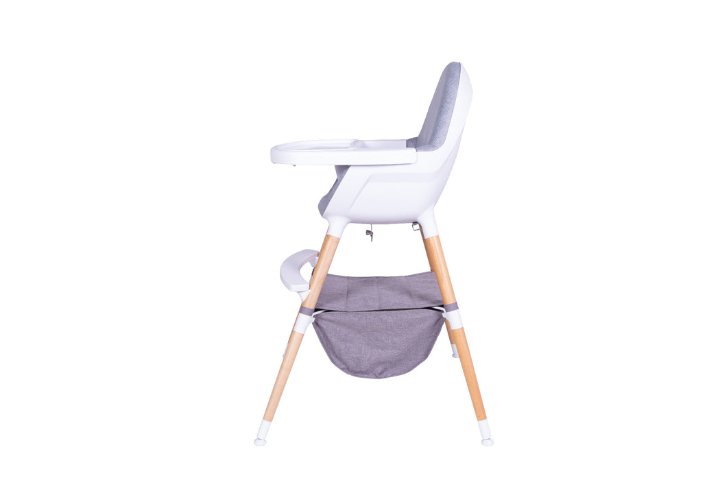 Modern Scandinavian Inspired Baby High Chair - Natural