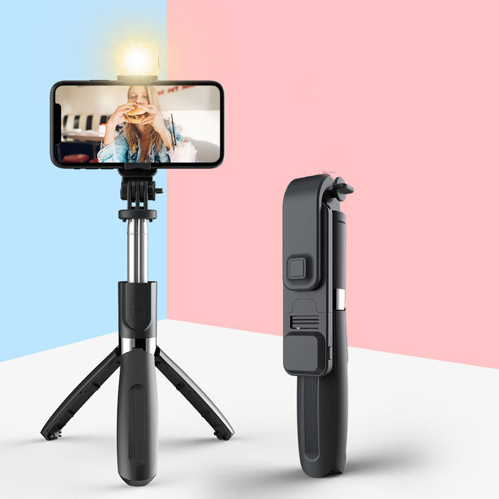 Universal 3 in 1 Bluetooth Wireless Phone Selfie Stick Foldable Tripod