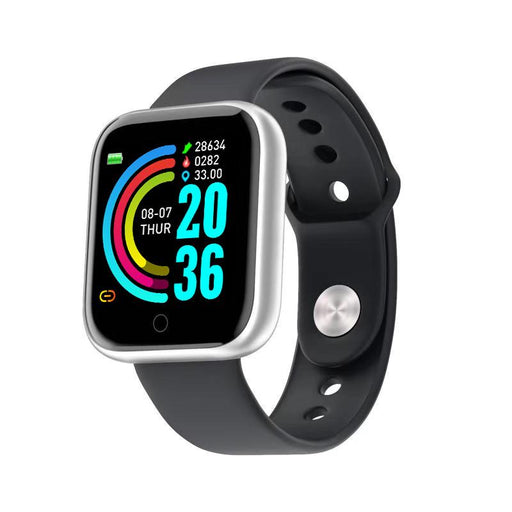 Y68 Fitness Heart Rate Monitoring Smart Watch_0