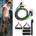 11 Pcs Fitness Pull Rope Latex Resistance Bands_3