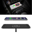Bostin Life 2 In 1 Anti-Slip Silicone Pad Qi-Powered Fast Wireless Charger Car Centre Console