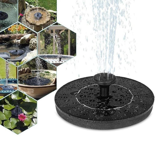 Bostin Life Environmental Friendly Solar Powered Decorative Fountain Birdbath Pump Wefullfill