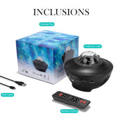 USB LED Projector Smart Light Bluetooth Projector_3