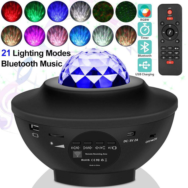 USB LED Projector Smart Light Bluetooth Projector_4