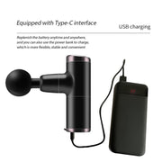 Mini Electric Massage Gun Deep Muscle Fascial Body Massager Gun Tissue Percussion Small Fitness Equipment Acid Relief Pain Relax_6