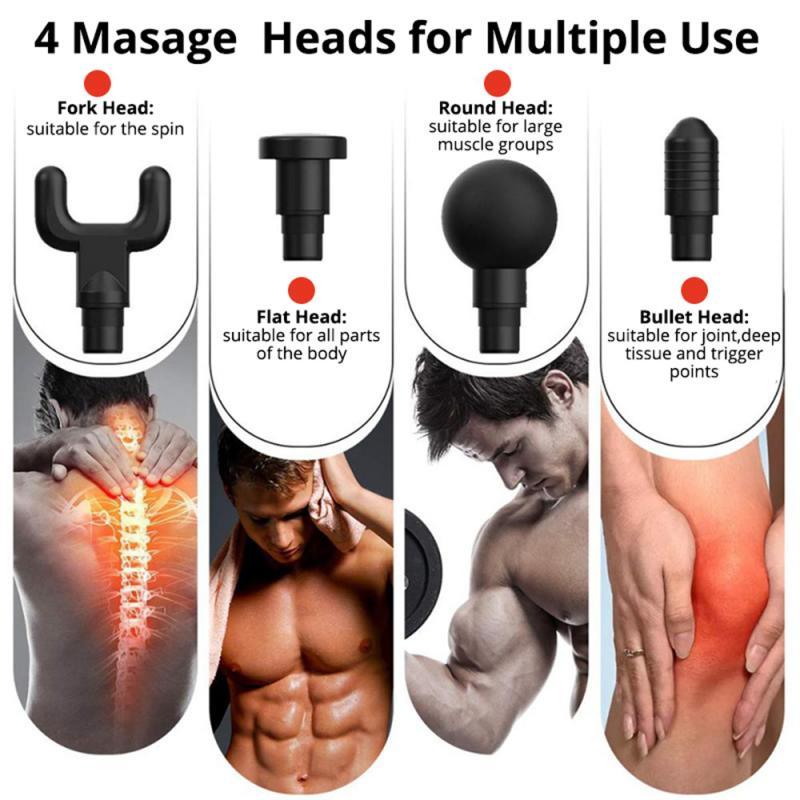 Mini Electric Massage Gun Deep Muscle Fascial Body Massager Gun Tissue Percussion Small Fitness Equipment Acid Relief Pain Relax_15