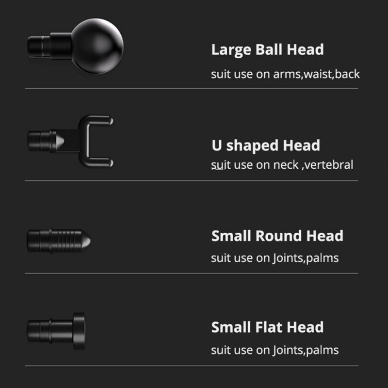 Mini Electric Massage Gun Deep Muscle Fascial Body Massager Gun Tissue Percussion Small Fitness Equipment Acid Relief Pain Relax_4