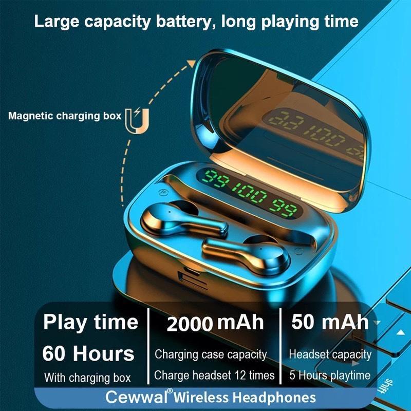 R3 TWS Wireless Earphone Bluetooth V5.0 Music Headset_1