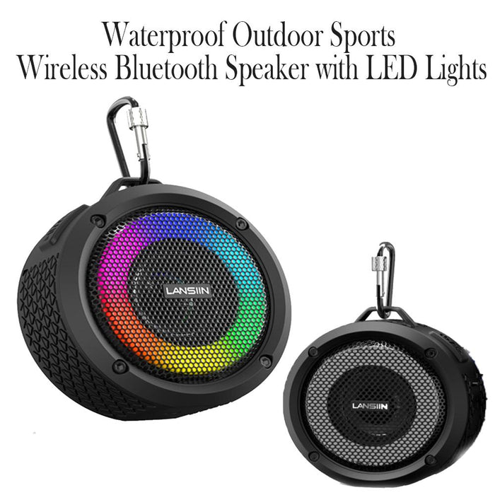 Waterproof Sea Floating Outdoor Sports Wireless Bluetooth Speaker with LED Lights_8