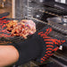 1 Pair 2 Hand 500 degrees High Temperature Resistant Food Oven Glove_6