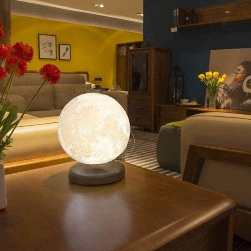 USB Charging 3D Magnetic Levitating LED Touch Night Lamp in Moon, Mars, and Jupiter_8
