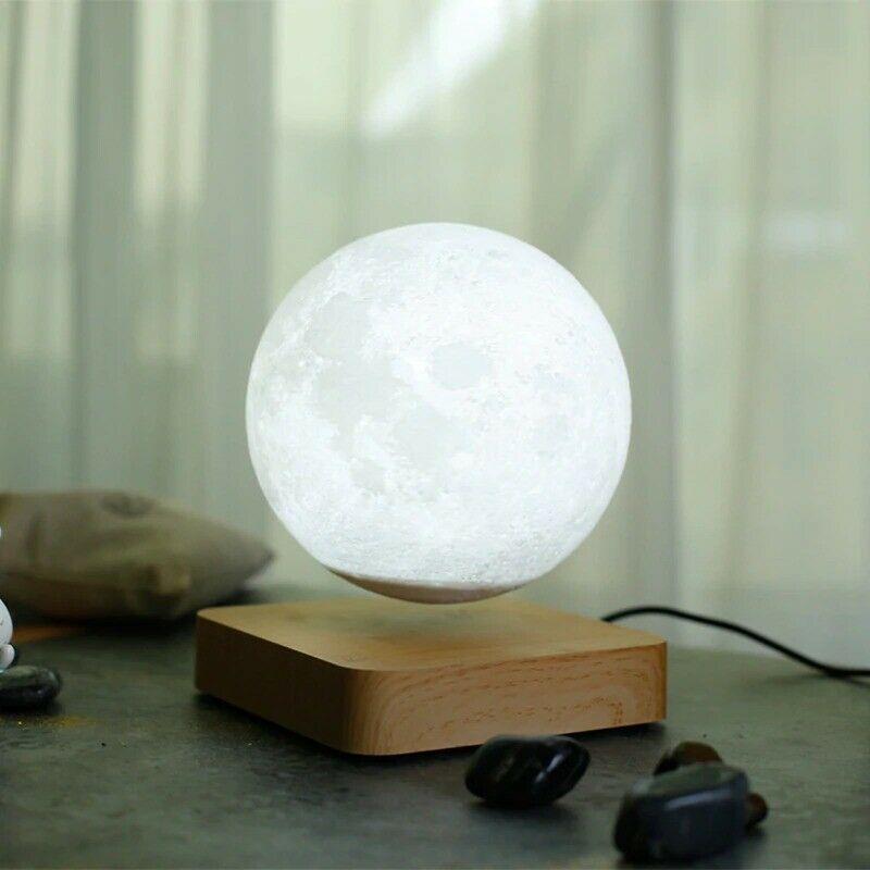 USB Charging 3D Magnetic Levitating LED Touch Night Lamp in Moon, Mars, and Jupiter_9
