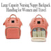 Large Capacity Nursing Nappy Backpack Handbag for Women and Travel_18