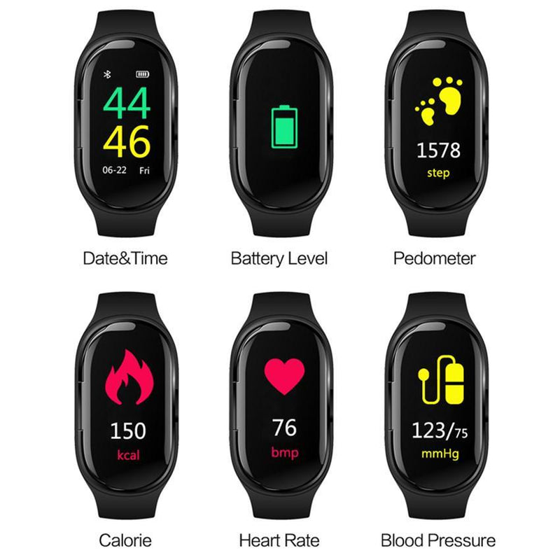 2-in-1 M1 Bluetooth Headset and Fitness Tracker Smart Bracelet_13