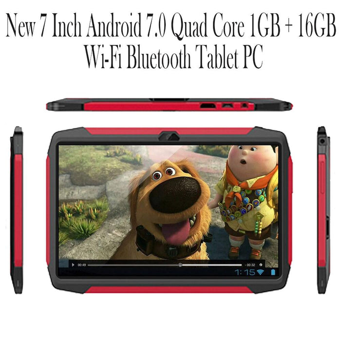 New 7 Inch Android 7.0 Quad Core 1GB + 16GB Wi-Fi Bluetooth Tablet PC_4