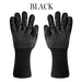 1 Pair 2 Hand 500 degrees High Temperature Resistant Food Oven Glove_9