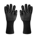 1 Pair 2 Hand 500 degrees High Temperature Resistant Food Oven Glove_4