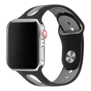 Apple watch strap porous two-color silicone_1
