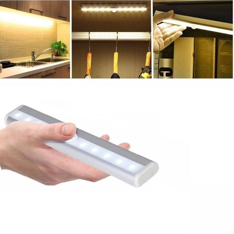 Smart Motion Sensor LED Night Light 6/10 LED Human Body Induction Detector for Home Bed Kitchen Cabinet Wardrobe Wall Lamp_2
