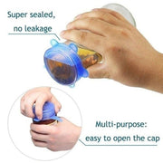 6 Pcs Reusable Universal Silicon Stretch Bowl Lids Kitchen Wrap Silicone Food Wrap Bowl Lid Kitchen Tools_9