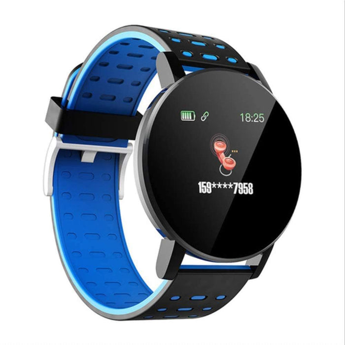 Bluetooth Smartwatch Blood Pressure Monitor Unisex Watch and Fitness Tracker for Android iOS_13