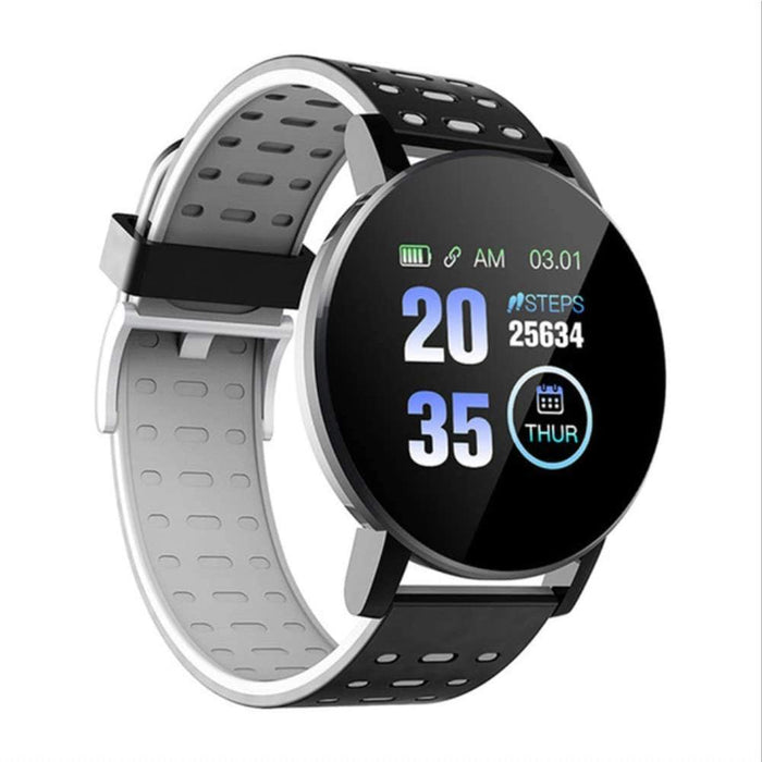 Bluetooth Smartwatch Blood Pressure Monitor Unisex Watch and Fitness Tracker for Android iOS_15