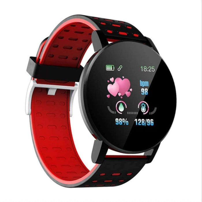 Bluetooth Smartwatch Blood Pressure Monitor Unisex Watch and Fitness Tracker for Android iOS_14