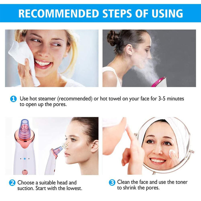 Acne Pimple Blackhead Remover Deep Cleaner for Face T Zone and Nose Vacuum Suction Machine Facial Beauty_13