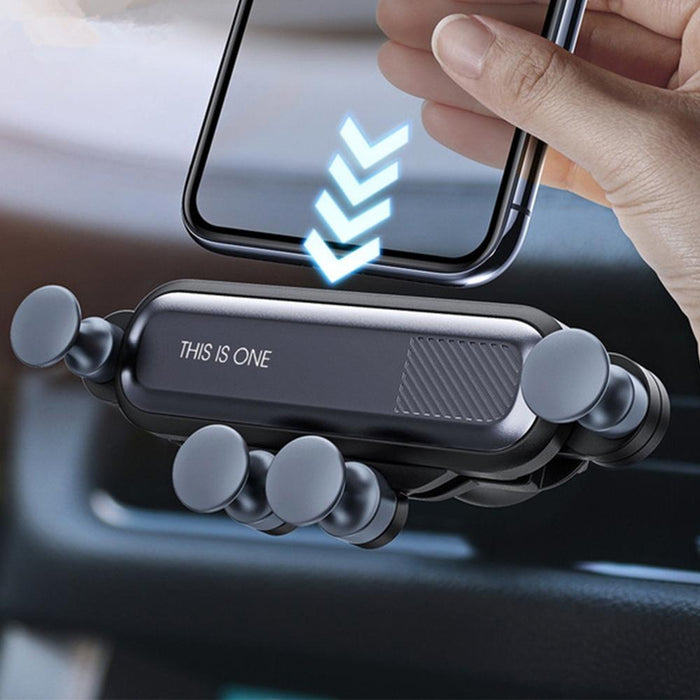 Non-Magnetic Gravity Mobile Phone Holder in Car Air Vent for 6.5 inches phones_8