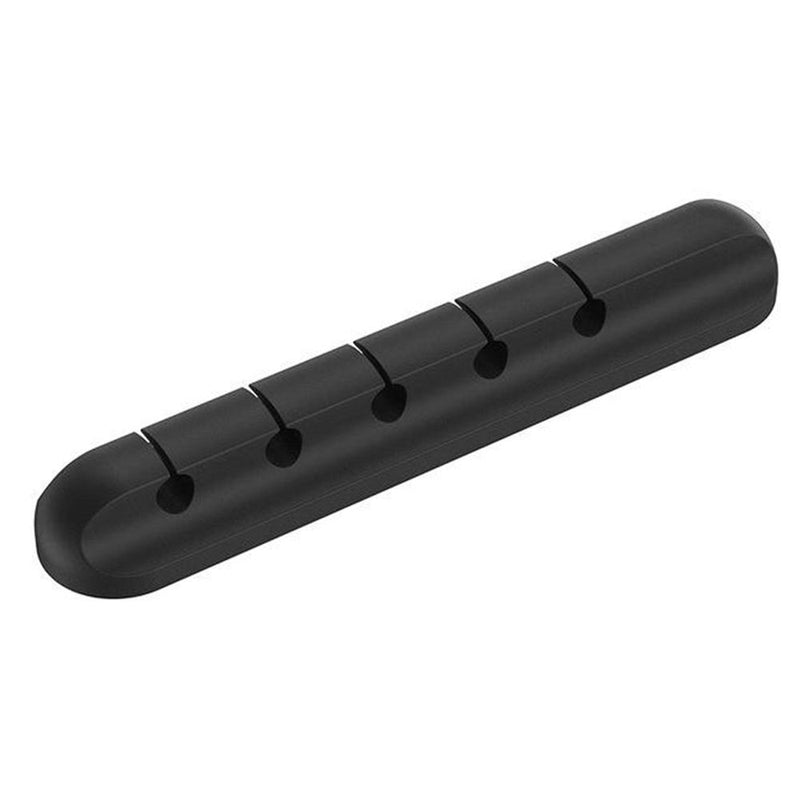 USB Wires Cable Winder Silicone Holder and Organizer Desktop Tidy Management Clips Cable Holder Organizer_0