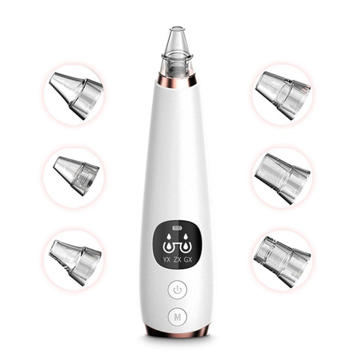 6 Nozzle Electric Acne Pimple Blackhead Remover Pore Deep Cleaner for Face and Nose Vacuum Suction Machine Facial Beauty_6
