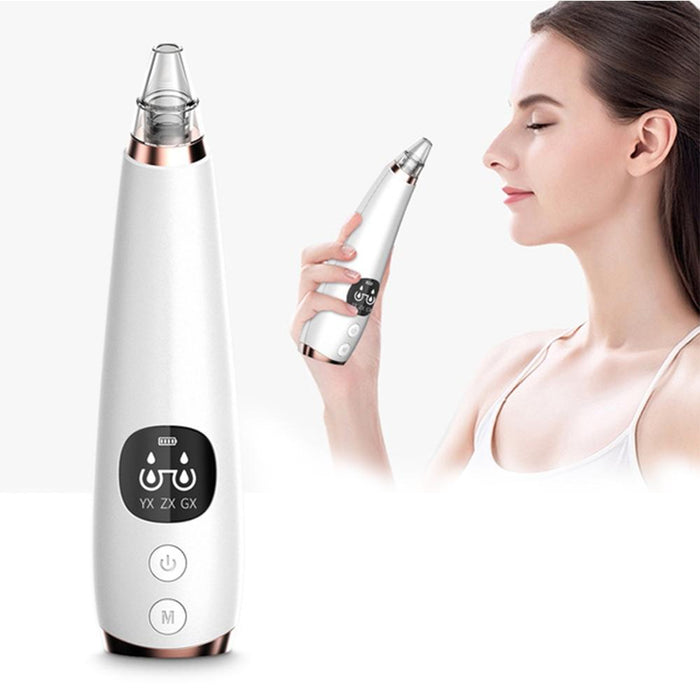 6 Nozzle Electric Acne Pimple Blackhead Remover Pore Deep Cleaner for Face and Nose Vacuum Suction Machine Facial Beauty_7
