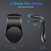 360 Degree Rotating Magnetic Car Phone Holder Stand for Xiaomi Redmi Note 5a Mi Note 8 Metal Air Vent Clip Type Magnetic Holder in-Car GPS Mount Holder_6