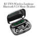 R3 TWS Wireless Earphone Bluetooth V5.0 for Music and Phone Call Headset with Charging Case_4