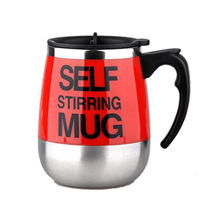 Hot and Cold Battery Operated Magnetic Stainless Steel Self Stirring Mug for Coffee, Tea and Juice_14