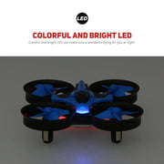 Mini Fall Resistant Flying Saucer 2.4G Remote Control Auto Hovering Six-Axis Small Mode Drone for Kids_16