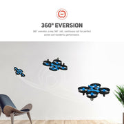 Mini Fall Resistant Flying Saucer 2.4G Remote Control Auto Hovering Six-Axis Small Mode Drone for Kids_2