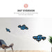 Mini Fall Resistant Flying Saucer 2.4G Remote Control Auto Hovering Six-Axis Small Mode Drone for Kids_2