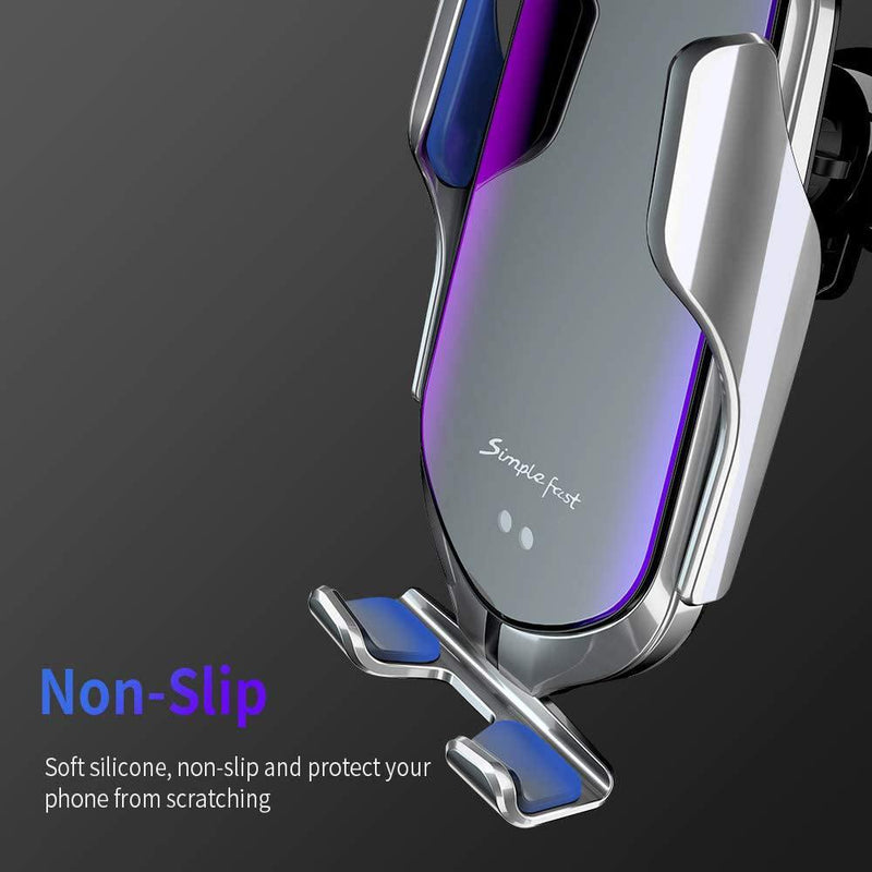 Infrared Sensor Wireless Car Charger for QI Devices and Car Phone Holder Air Vent Clip Type_11