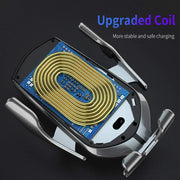 Infrared Sensor Wireless Car Charger for QI Devices and Car Phone Holder Air Vent Clip Type_12