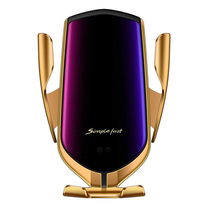 Infrared Sensor Wireless Car Charger for QI Devices and Car Phone Holder Air Vent Clip Type_7