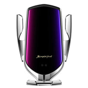 Infrared Sensor Wireless Car Charger for QI Devices and Car Phone Holder Air Vent Clip Type_8