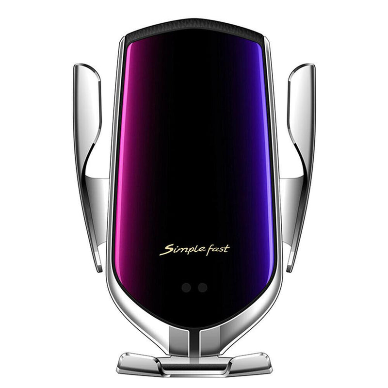 Infrared Sensor Wireless Car Charger for QI Devices and Car Phone Holder Air Vent Clip Type_8