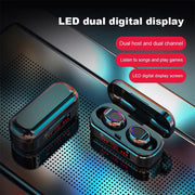V8 Wireless Earphones Bluetooth 5.0 8D Bass Stereo Waterproof Earbuds Hands-free Headset with Microphone and Charging Case_8