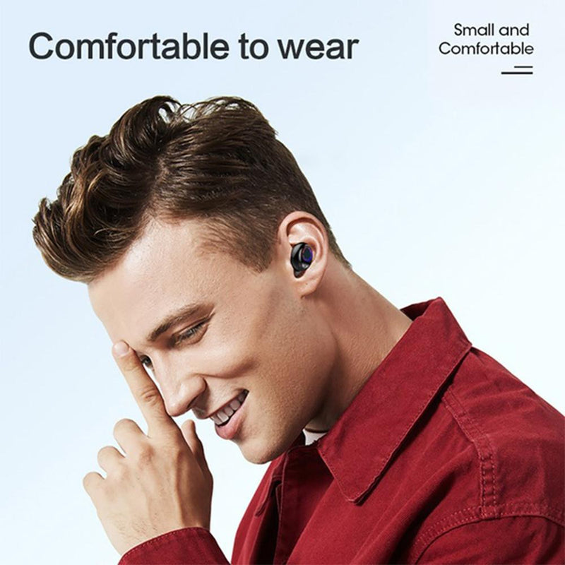 V8 Wireless Earphones Bluetooth 5.0 8D Bass Stereo Waterproof Earbuds Hands-free Headset with Microphone and Charging Case_10