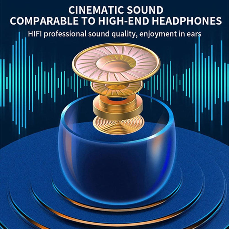 V8 Wireless Earphones Bluetooth 5.0 8D Bass Stereo Waterproof Earbuds Hands-free Headset with Microphone and Charging Case_2