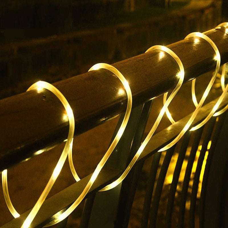 Remote Controlled 8- Function USB Interface PVC Tube String Lights in White, Warm Yellow and Multi-Color_2