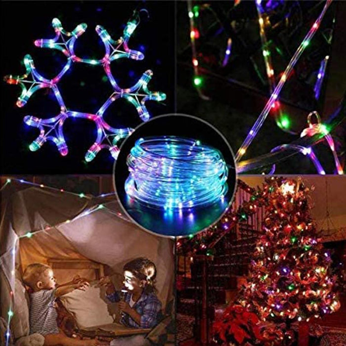 Remote Controlled 8- Function USB Interface PVC Tube String Lights in White, Warm Yellow and Multi-Color_5