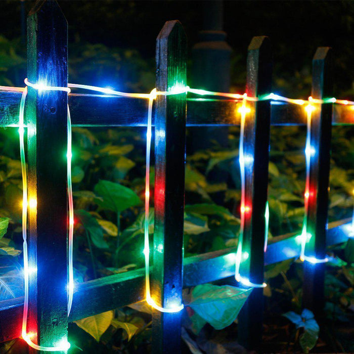 Remote Controlled 8- Function USB Interface PVC Tube String Lights in White, Warm Yellow and Multi-Color_11