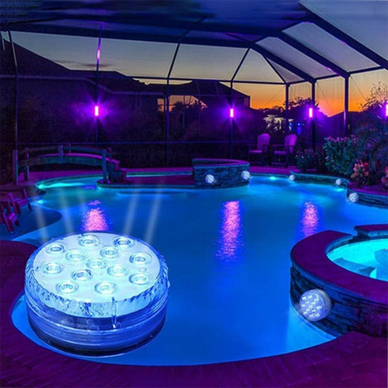 10/13 Lights Remote Controlled LED Diving Light with Magnetic Suction Cup for Fish Tank and Swimming Pool_8
